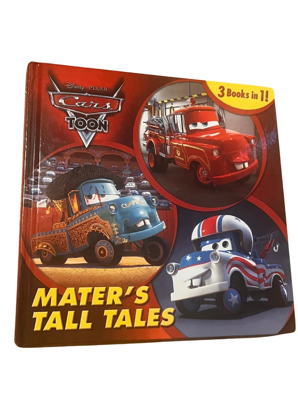 Disney Cars Toon Mater's Tall Tales 3 Books in 1